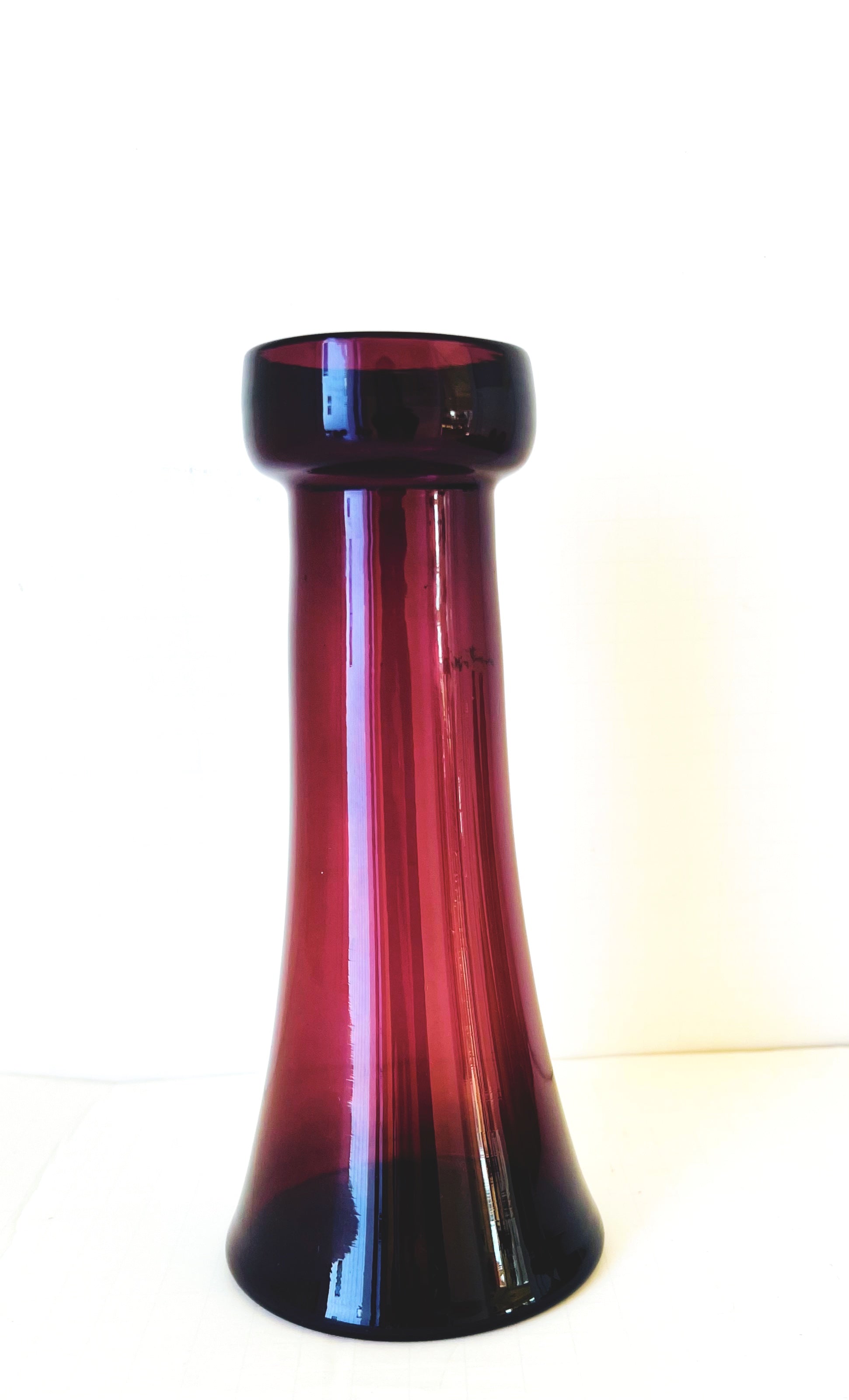 Vintage Glass Bulb Forcer, Light Amethyst