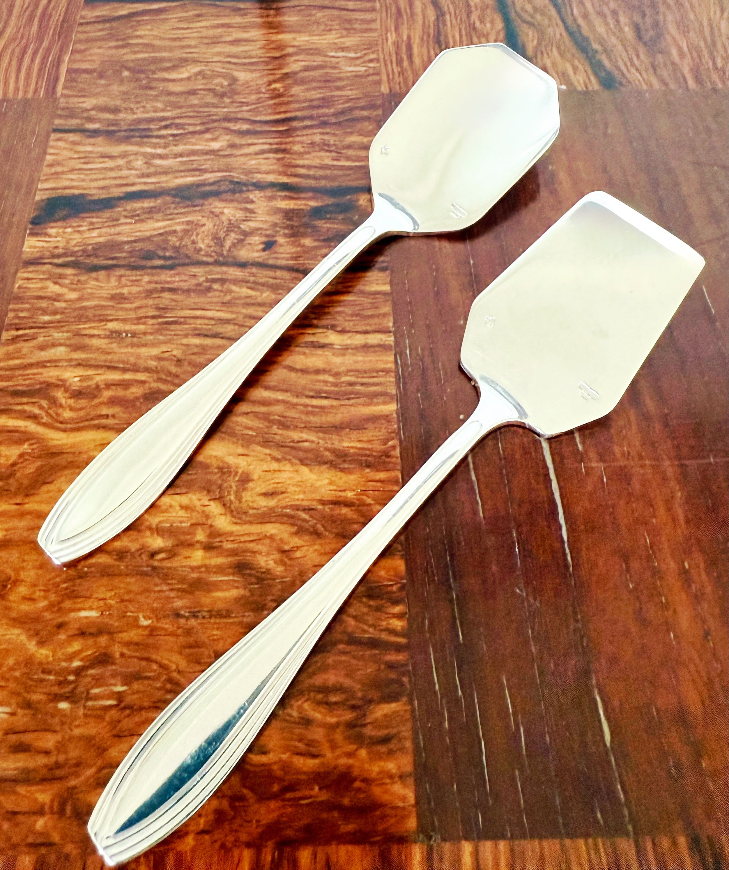 Vintage French Silver Cheese Serving Set