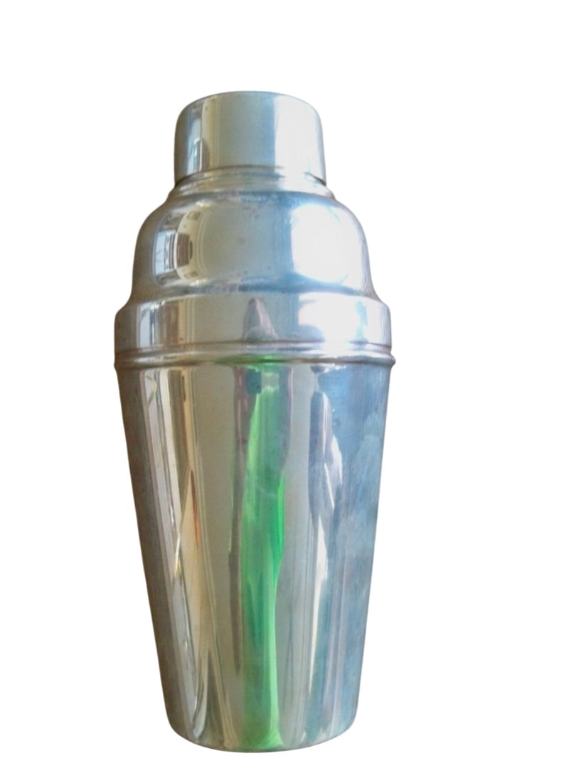 Vintage English Silverplate Cocktail Shaker