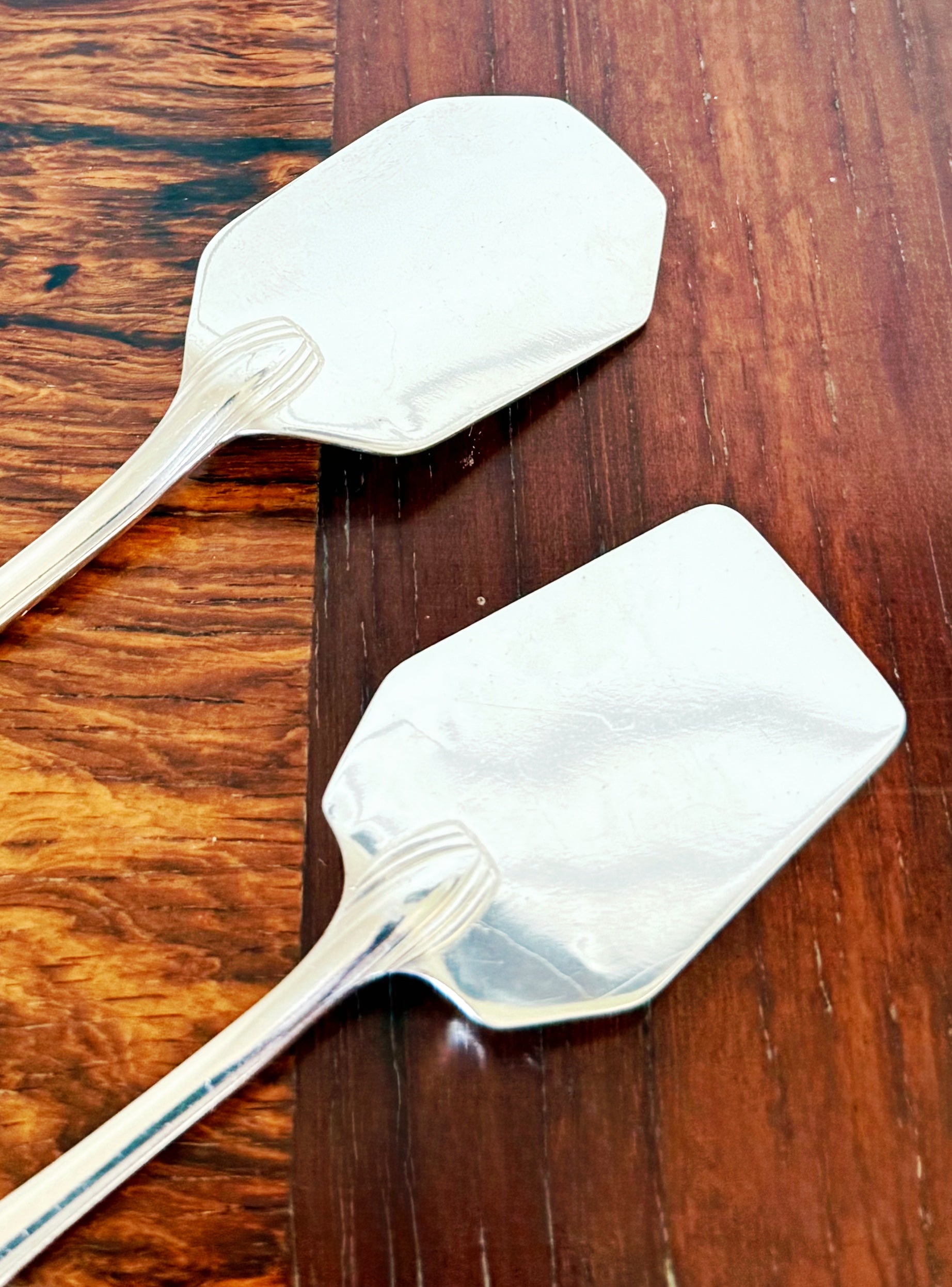 Vintage French Silver Cheese Serving Set