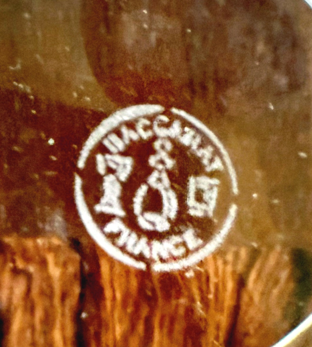 Vintage Baccarat Crystal Ice Bucket with Silver Handle and Silver Ice Tongs