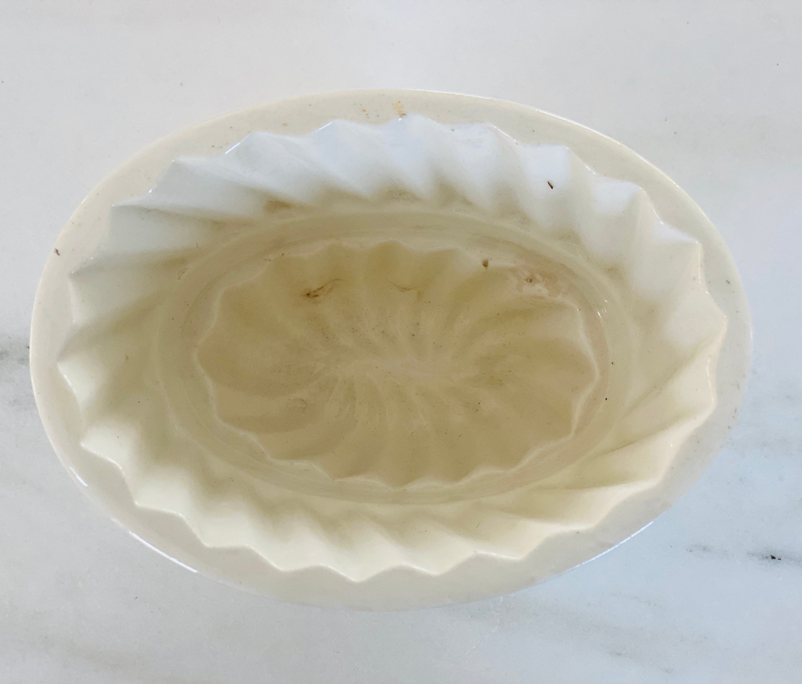 Wedgwood Aspic Mold, Leaf Motif