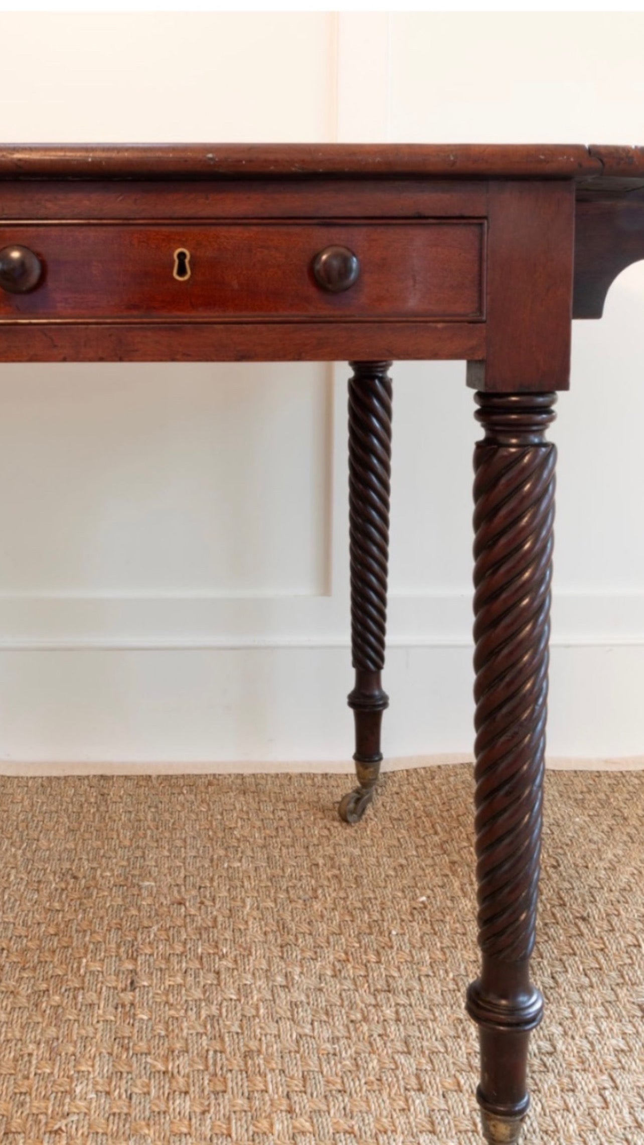 Antique Federal Mahogany Sofa Table