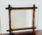 Vintage Carved Adirondack Mirror