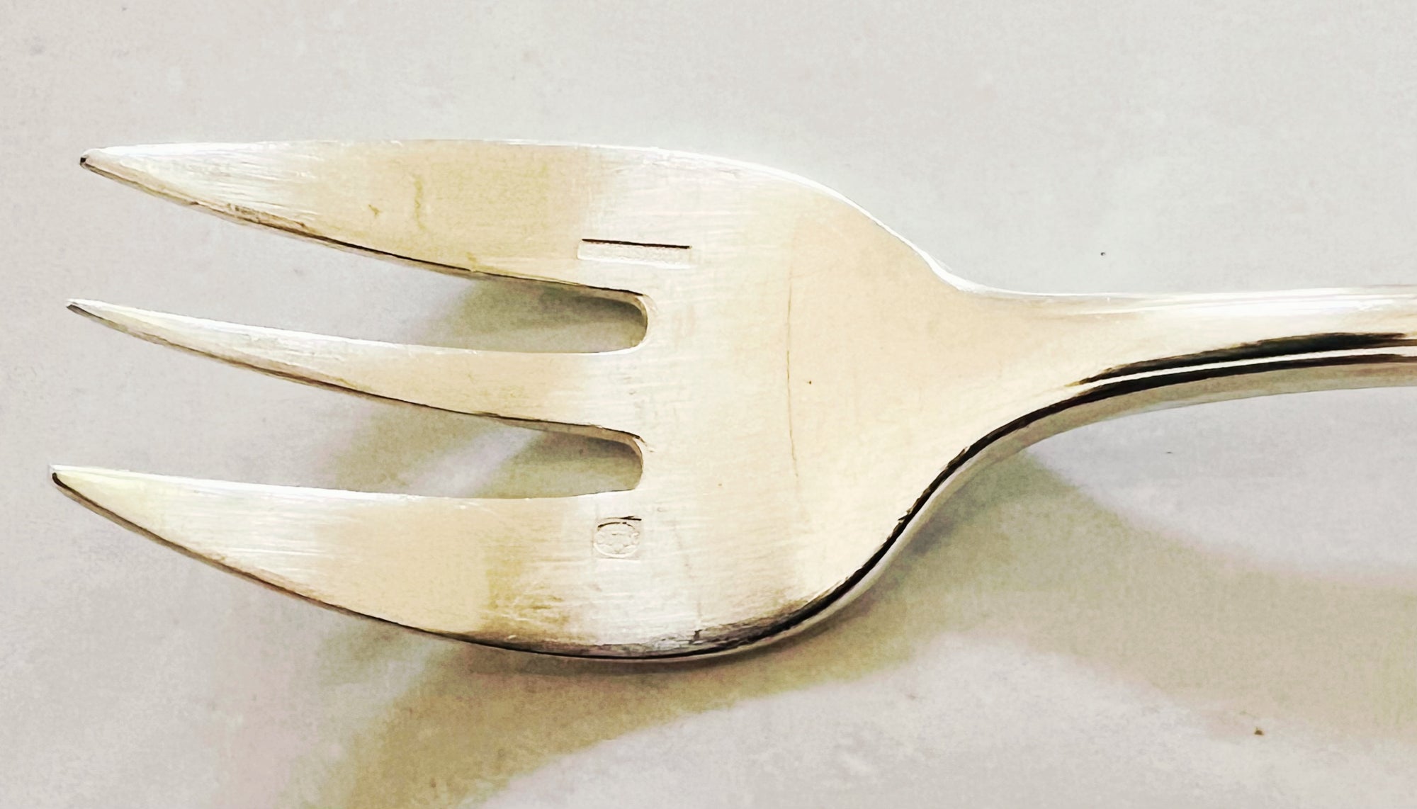 Vintage Christofle Silverplate Oyster Forks, Set of 6