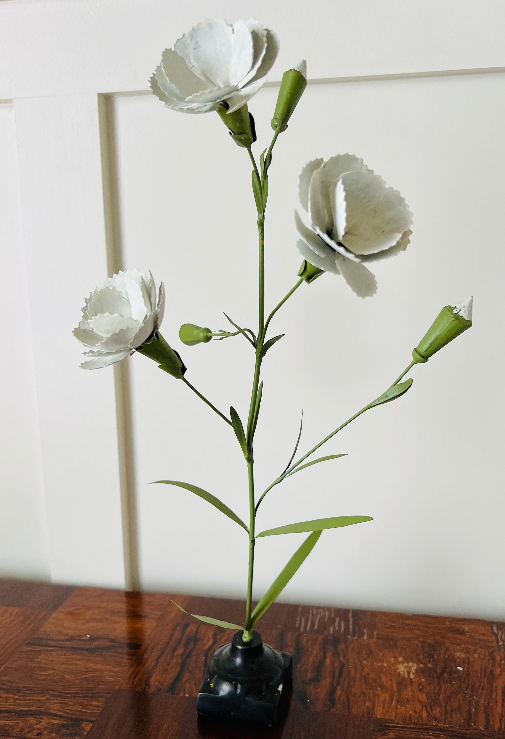 French Tole Sculpture, Flower