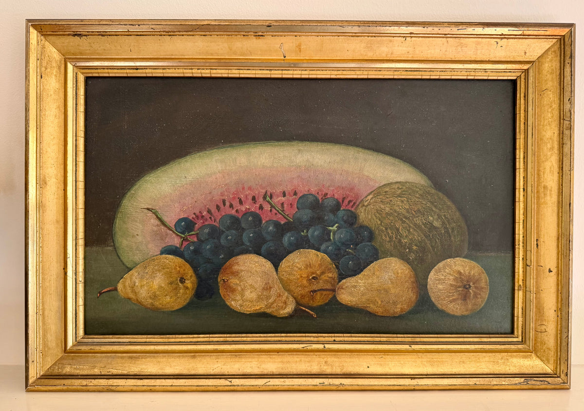 American Folk Art Still Life of Fruit