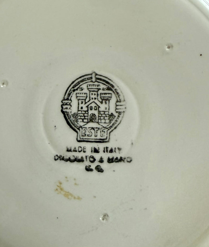 Vintage Este Ceramiche Trompe l'Oeil Plate with Chestnuts