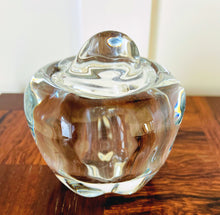 Vintage Elsa Peretti for Tiffany & Co Crystal Apple Lidded Jam Jar