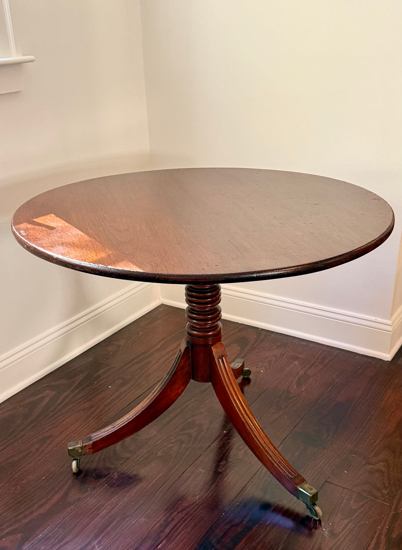 Antique English Oak Breakfast Table