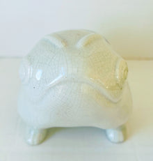 Vintage Este Ceramiche Porcelain Frog Vessel with Lid