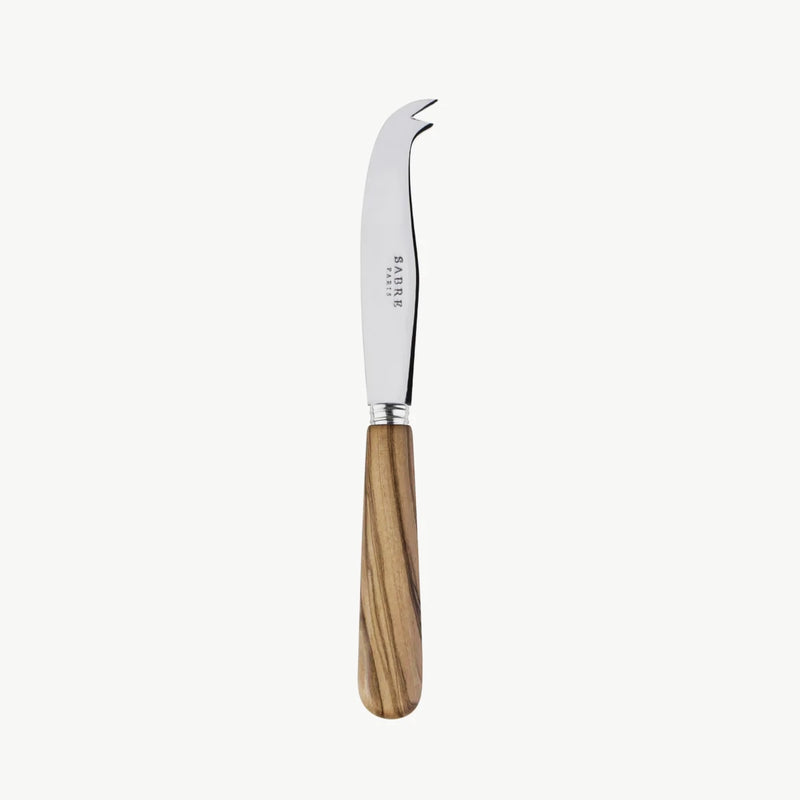 Sabre Cheese Knife, Olive Wood Handle