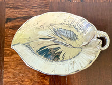Vintage Sterling Trinket Dish in Leaf Form