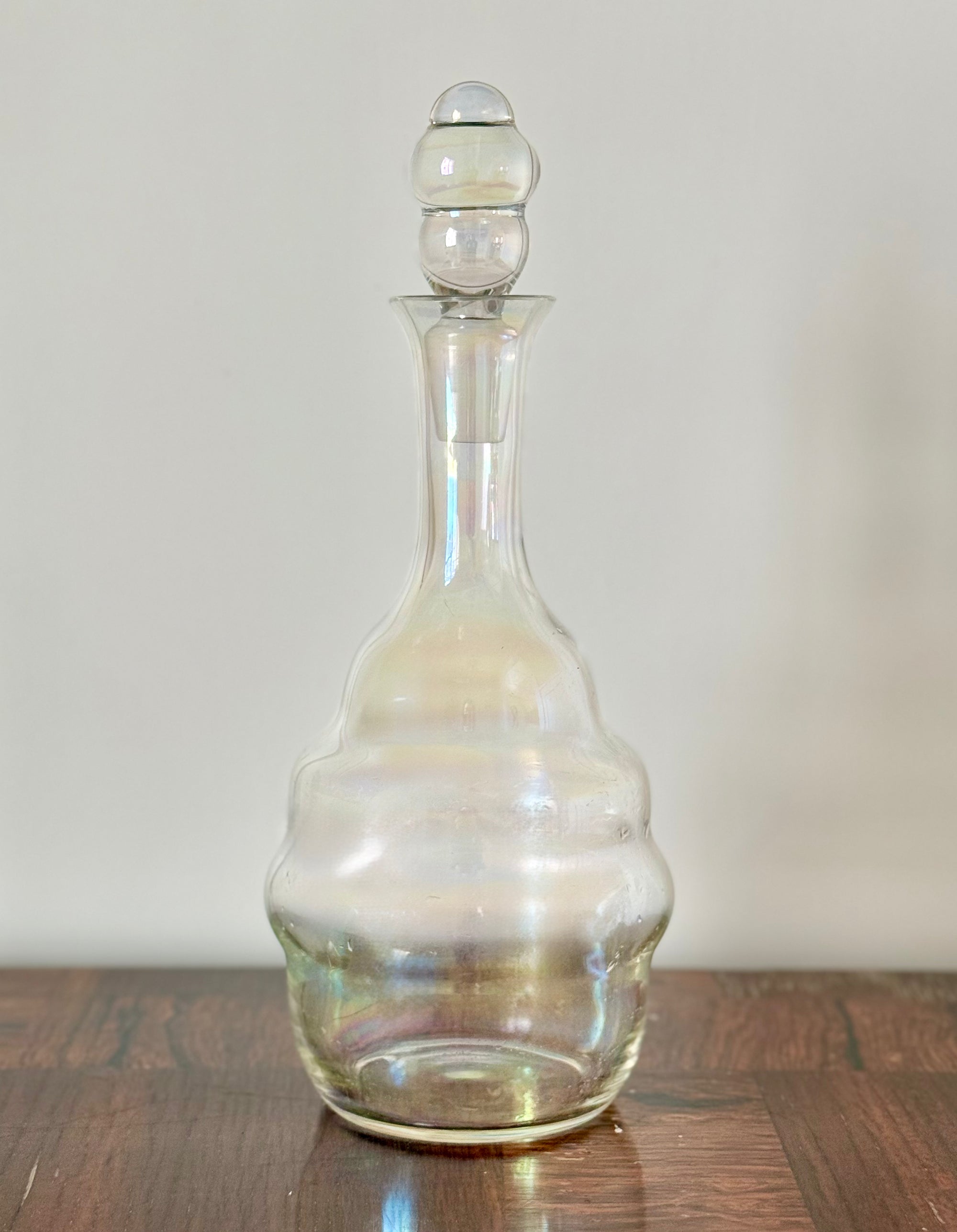 Vintage Opalescent Decanter by Josef Hoffmann for J&L Lobmeyr