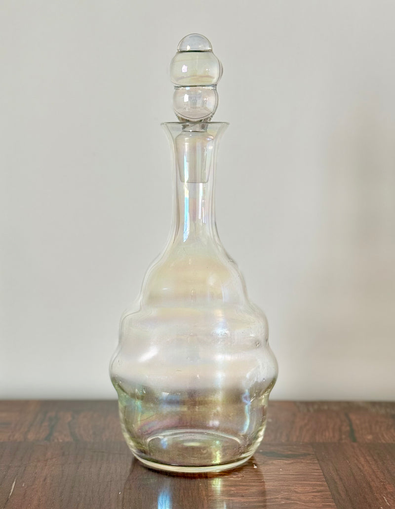 Vintage Opalescent Decanter by Josef Hoffmann for J&L Lobmeyr