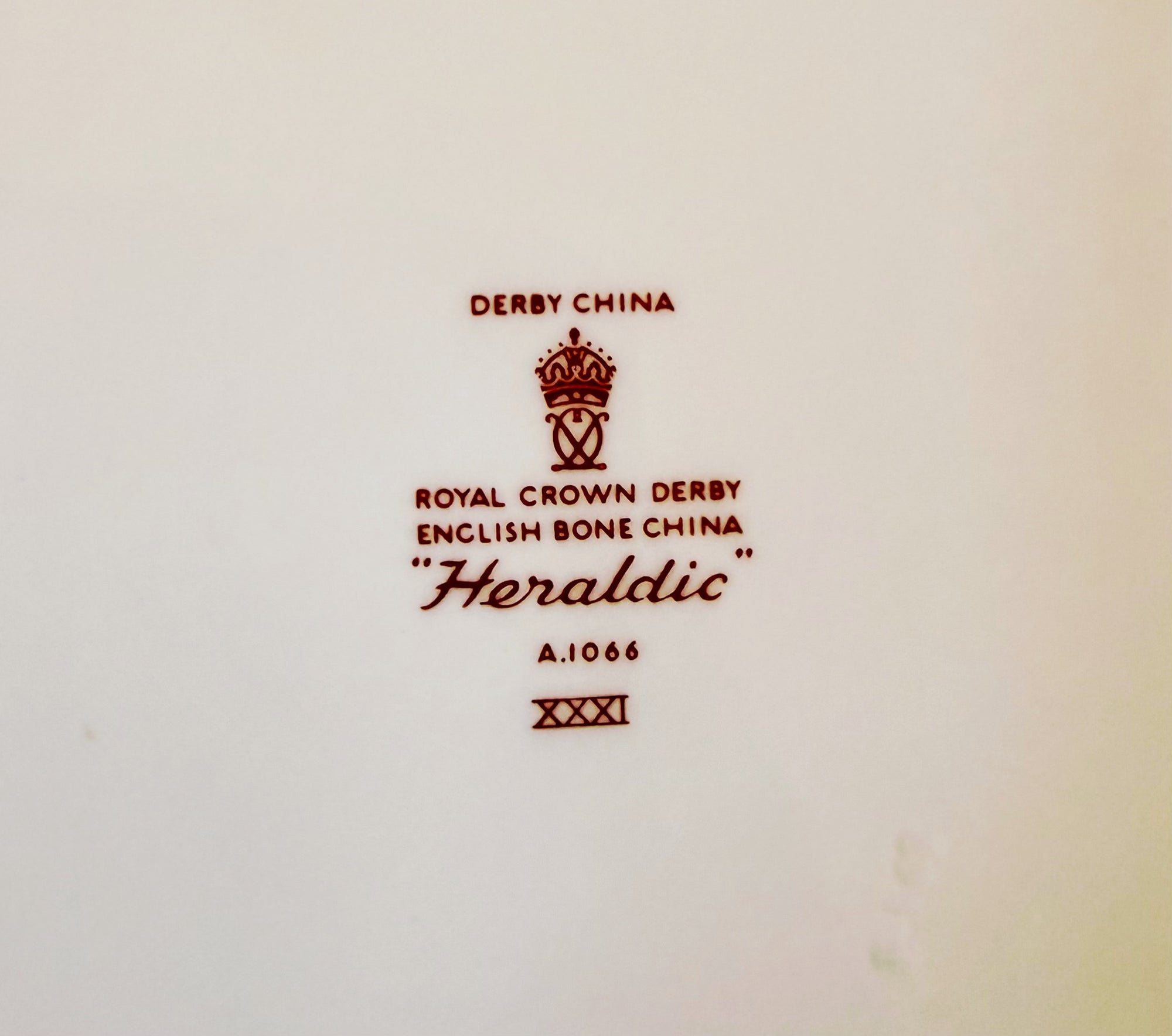 Antique English Bone China Dessert Set