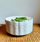 Vintage Italian Trompe L'oeil Plate Stack Box with Peas