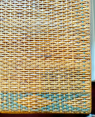 Franch Rattan Two Tier Side Table