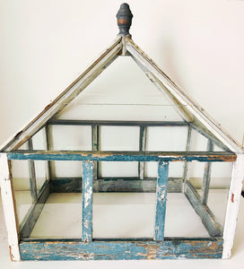 Vintage Wood Frame Garden Cloche