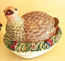 Antique English Porcelain Tureens in The Form of Partridges, c. 1755