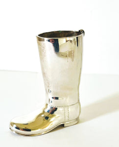 English Silverplate Shot Cup in Form of Boot