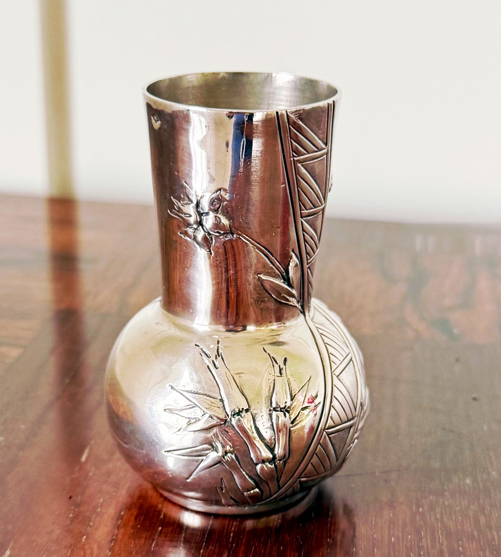 French Art Nouveau Sterling Bud Vase