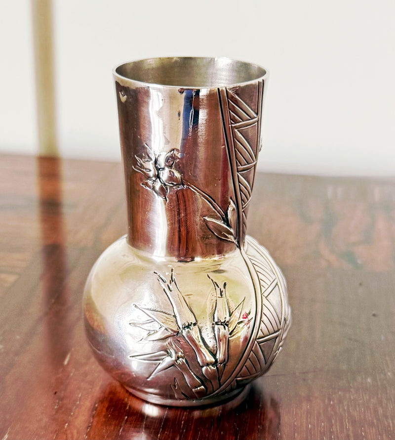 French Art Nouveau Sterling Bud Vase