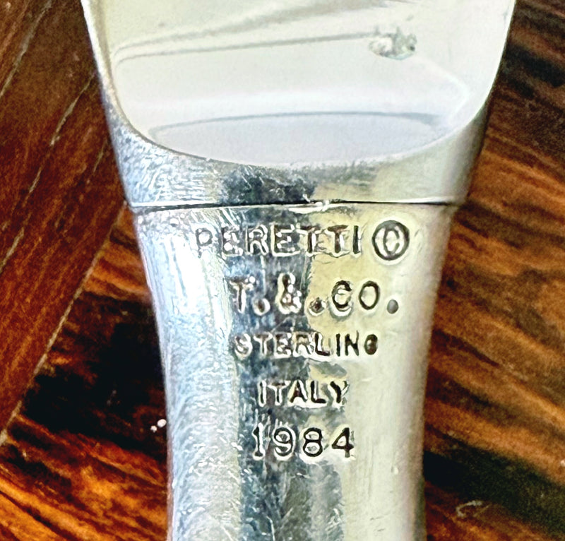 Vintage Elsa Peretti for Tiffany&Co Sterling Silver Hard Cheese Knife