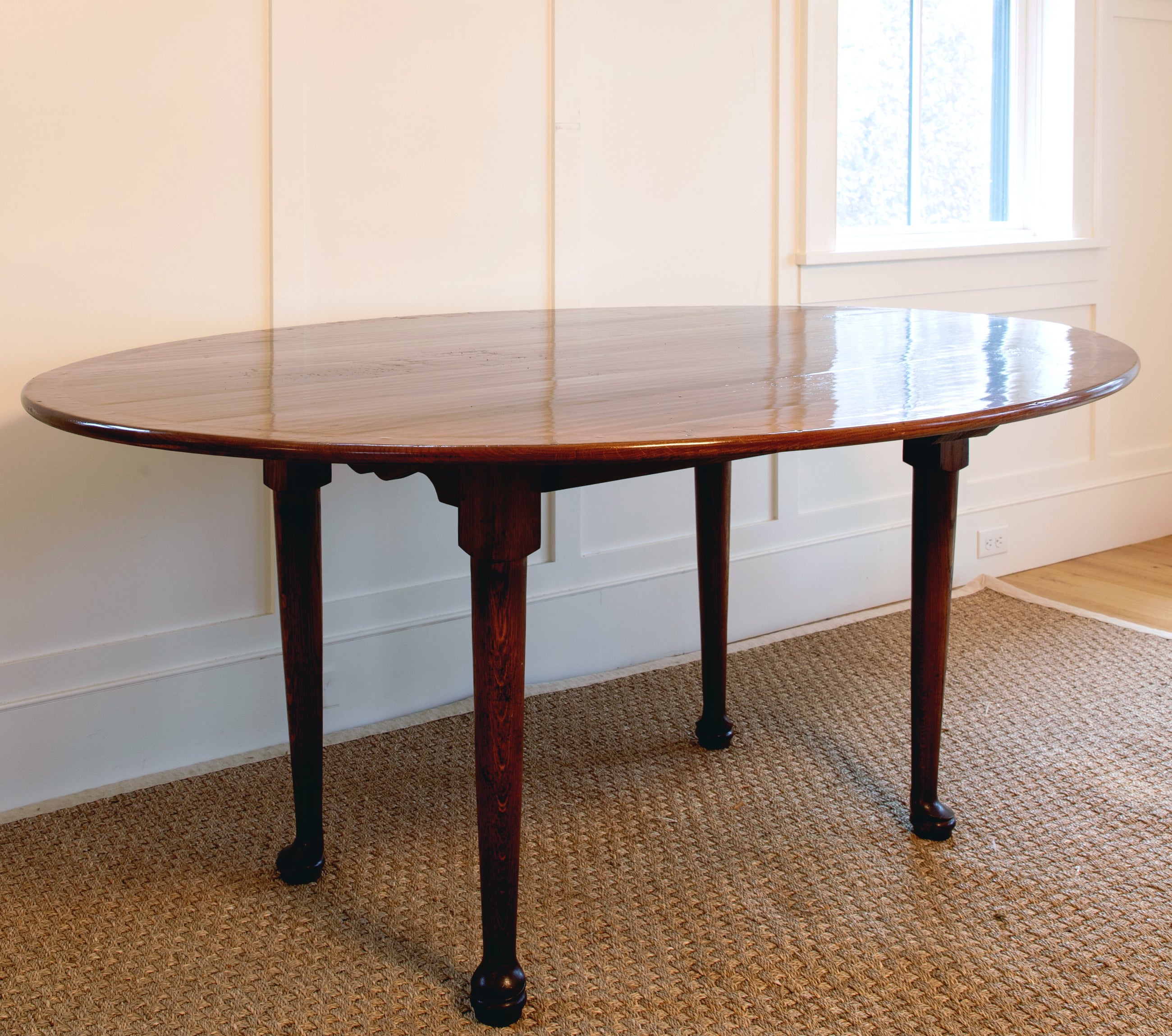 English Oak Oval Dining Table