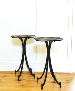 English Regency Painted Candle Stands