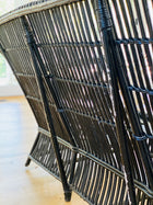 Antique Stick Wicker Sofa, c. 1920s