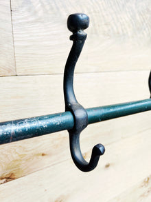 Metal Coat/Tack Rack in Horse Motif