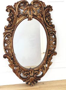 Antique Gilt Plaster and Wood Mirror