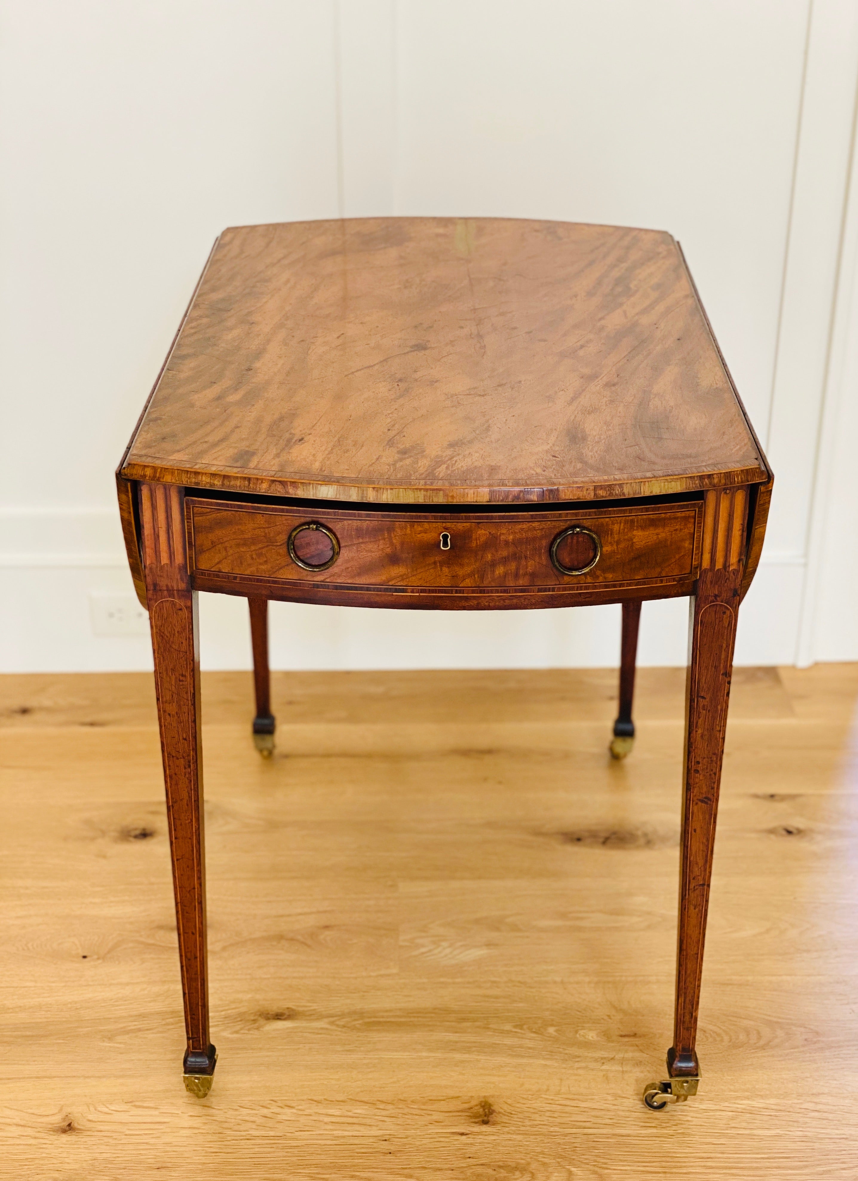 Antique George III Inlaid Pembroke Table from the Estate of Mario Buatta