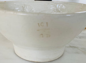 Wedgwood Creamware Aspic Mold, Lily Motif