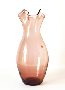 Vintage Amethyst Murano Glass Vase