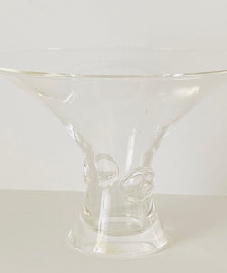 Steuben Crystal Thumbprint Vase
