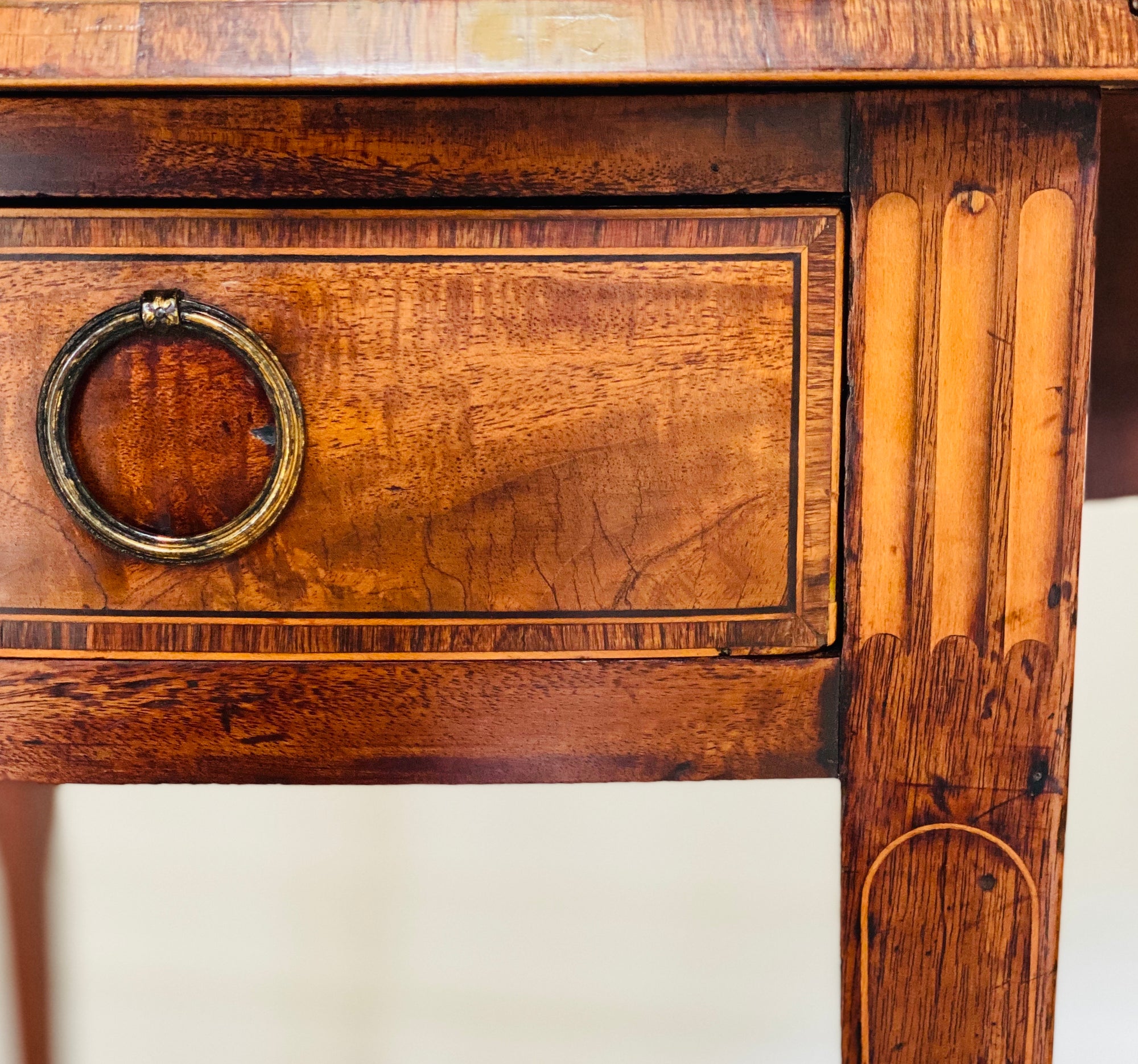 Antique George III Inlaid Pembroke Table from the Estate of Mario Buatta