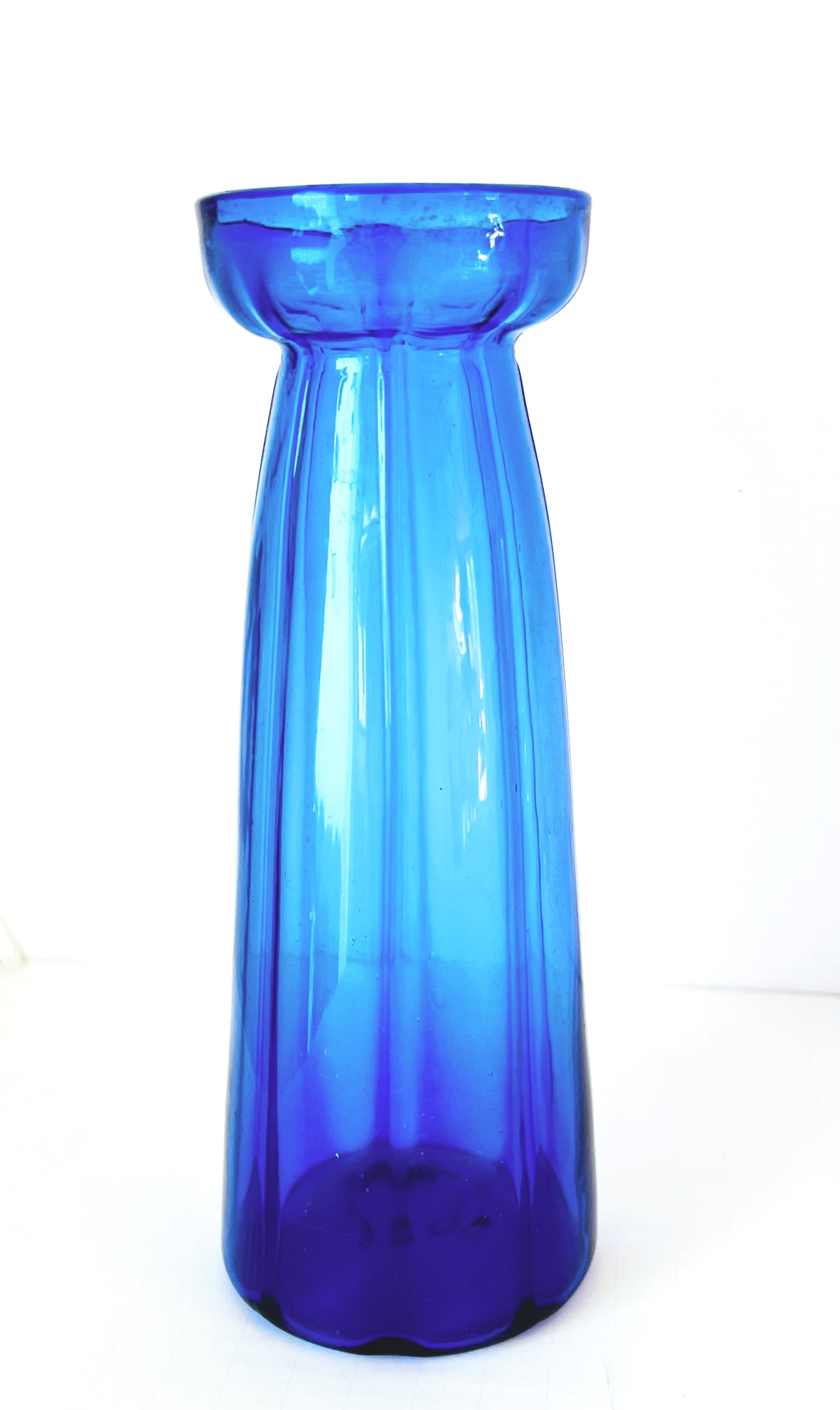 Vintage Glass Bulb Forcer, Cobalt Blue